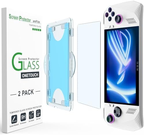 clear tempered glass screen protector for ASUS ROG Ally by amFilm