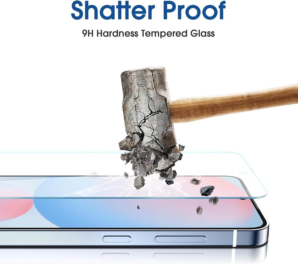 clear tempered glass screen protector for Galaxy S24 FE by amFilm