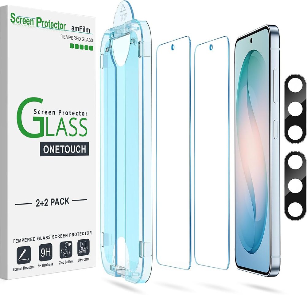 clear tempered glass screen protector for Galaxy S26 by amFilm