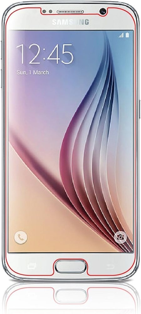 clear tempered glass screen protector for Galaxy S6 by amFilm