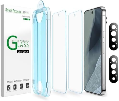 clear tempered glass screen protector for Google Pixel 1 by amFilm