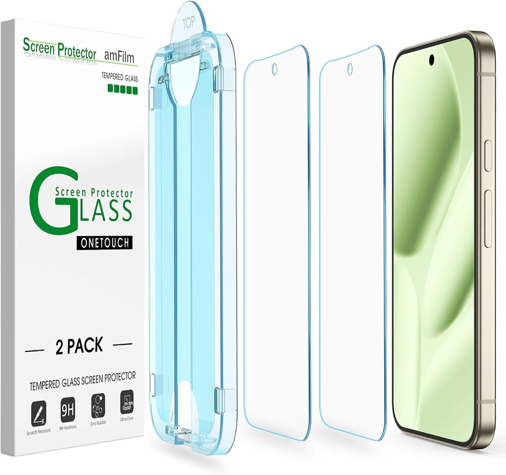 clear tempered glass screen protector for Google Pixel 1 by amFilm