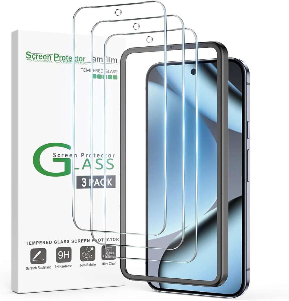 clear tempered glass screen protector for Google Pixel 1 by amFilm