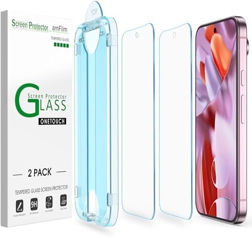 clear tempered glass screen protector for Google Pixel 9 Pro XL by amFilm