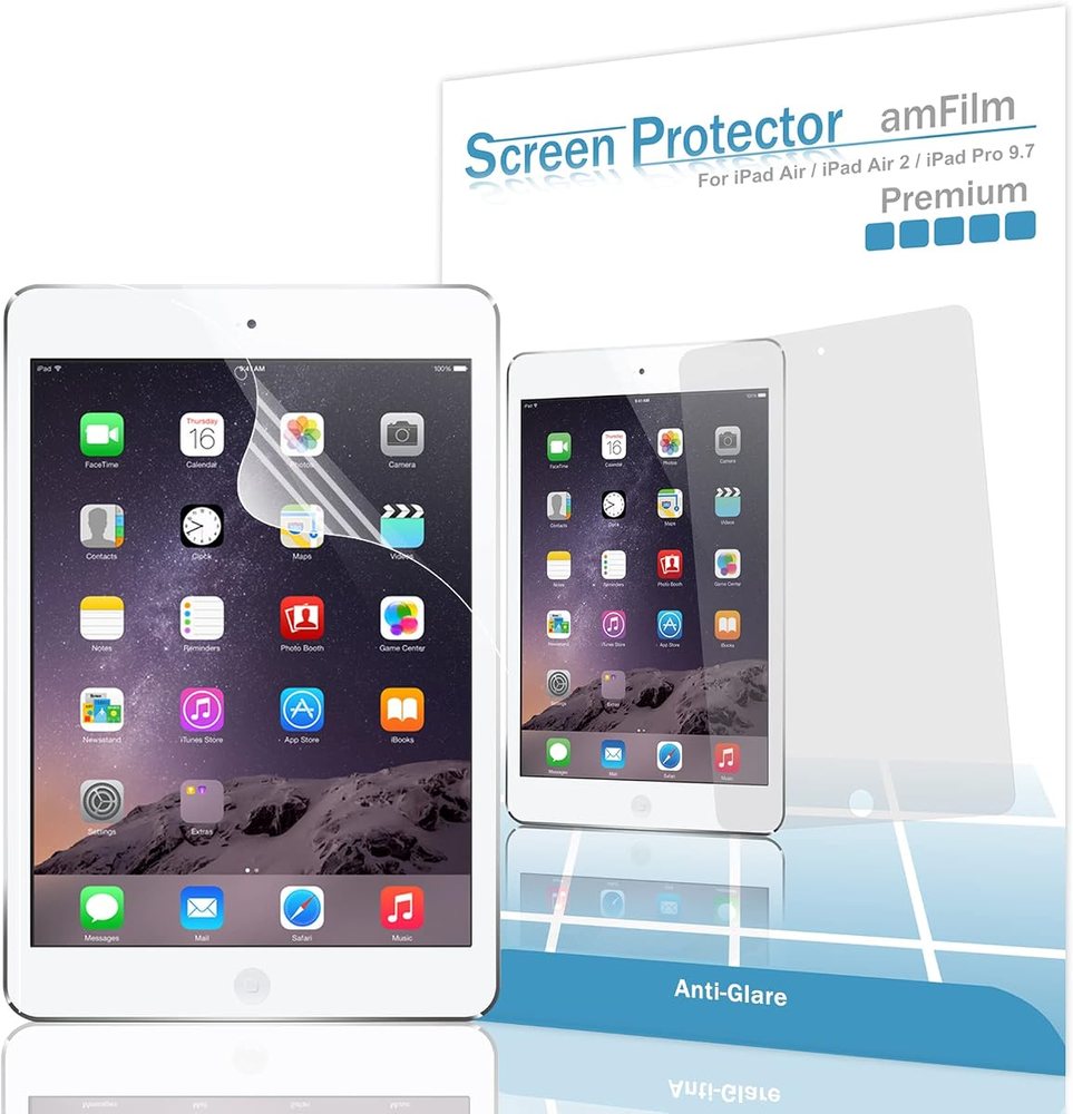 matte anti-glare tempered glass screen protector for iPad 9.7 by amFilm