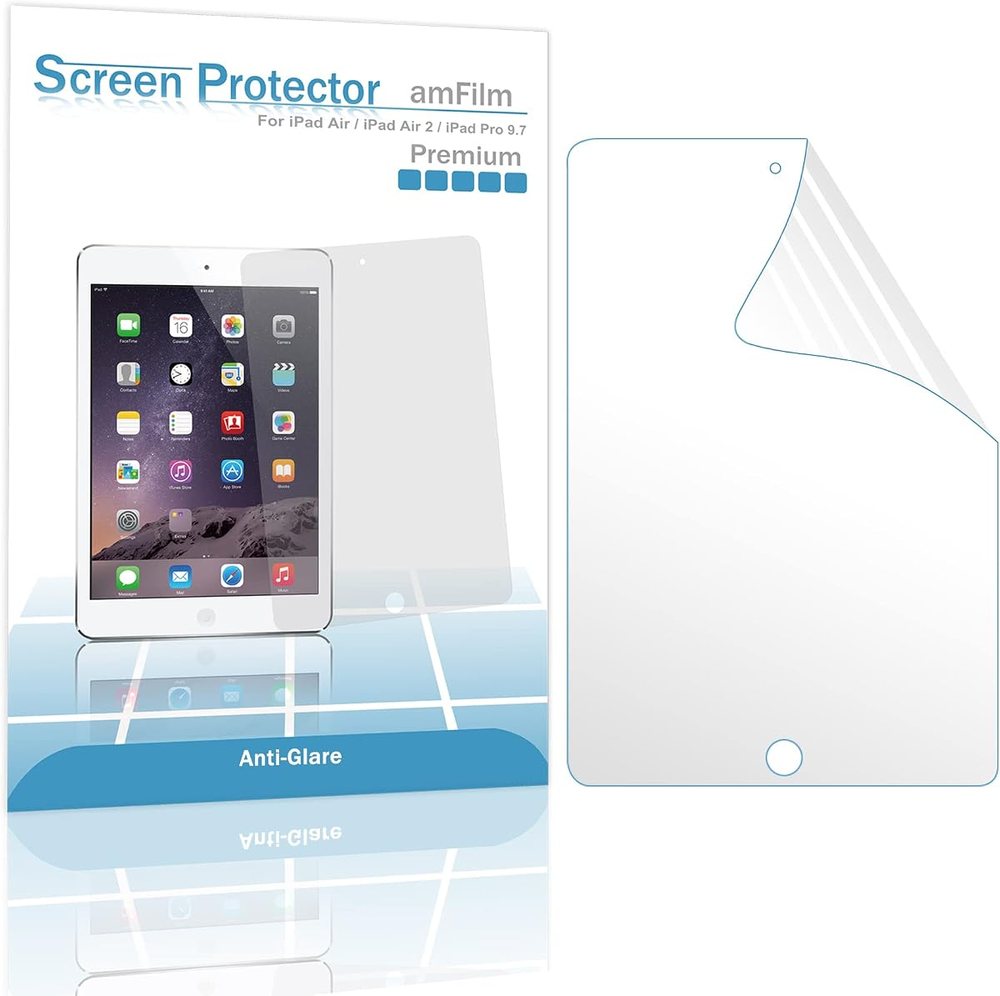 matte anti-glare tempered glass screen protector for iPad 9.7 by amFilm