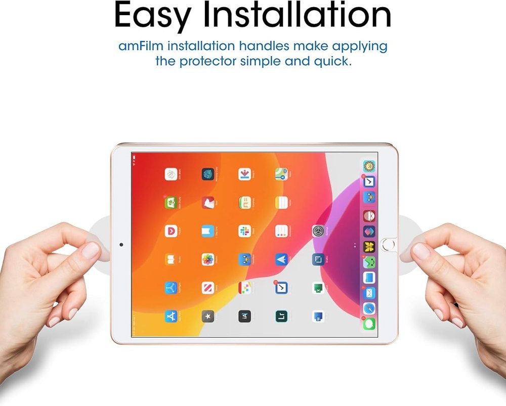 clear tempered glass screen protector for iPad 9 by amFilm