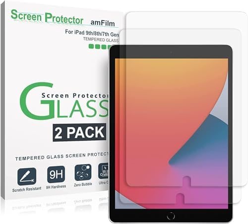 clear tempered glass screen protector for iPad 9 by amFilm