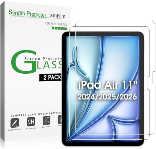 clear tempered glass screen protector for iPad Air 11 by amFilm