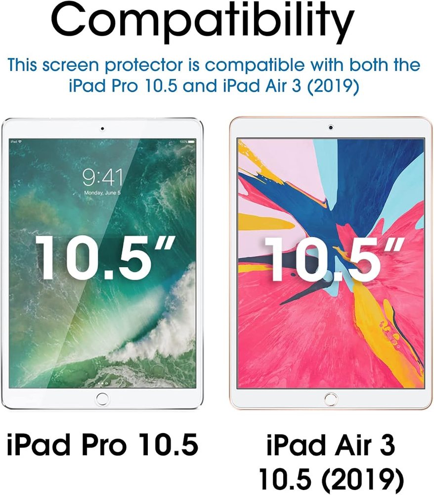 clear tempered glass screen protector for iPad Air 3 by amFilm