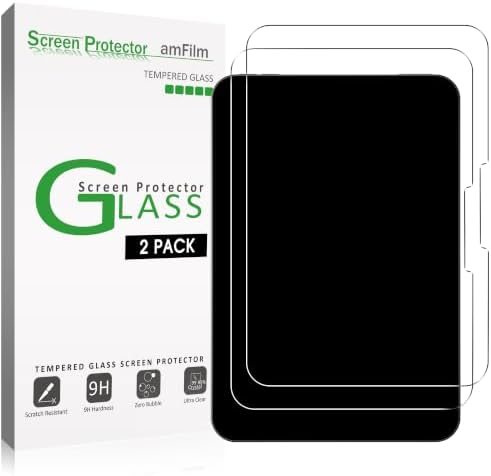 clear tempered glass screen protector for iPad Mini 2026 by amFilm