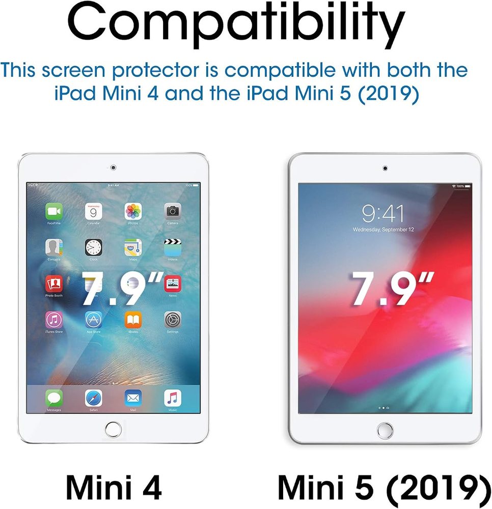 clear tempered glass screen protector for iPad Mini 5 by amFilm