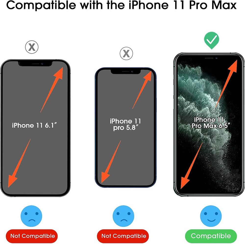 clear tempered glass screen protector for iPhone 11 Pro Max by amFilm