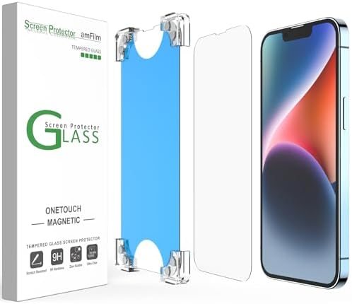 clear tempered glass screen protector for iPhone 17e by amFilm
