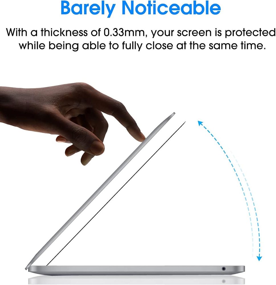 clear tempered glass screen protector for MacBook Pro 13 by amFilm