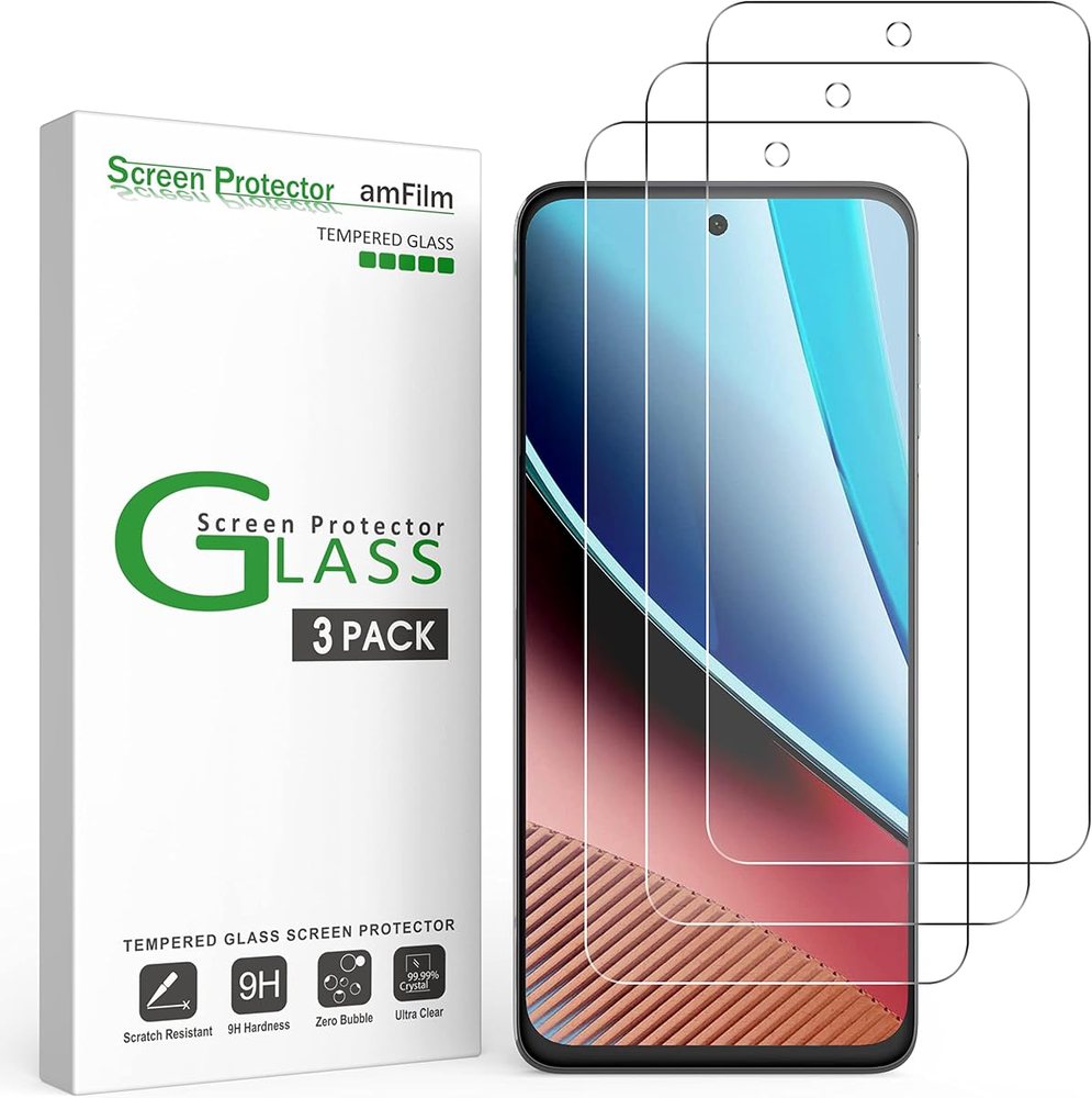 clear tempered glass screen protector for Motorola Moto G Stylus by amFilm