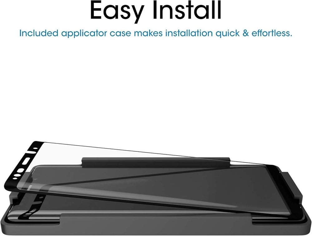 clear tempered glass screen protector for Samsung Galaxy Note 9 by amFilm